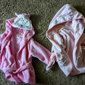 Baby robes in a bundle